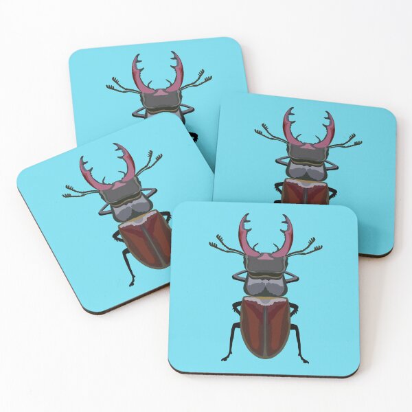 Item preview, S is for Stag Beetle, Stag Beetle | Insect Lover & Wildlife Art Design designed and sold by PrettylittlepastelUk.