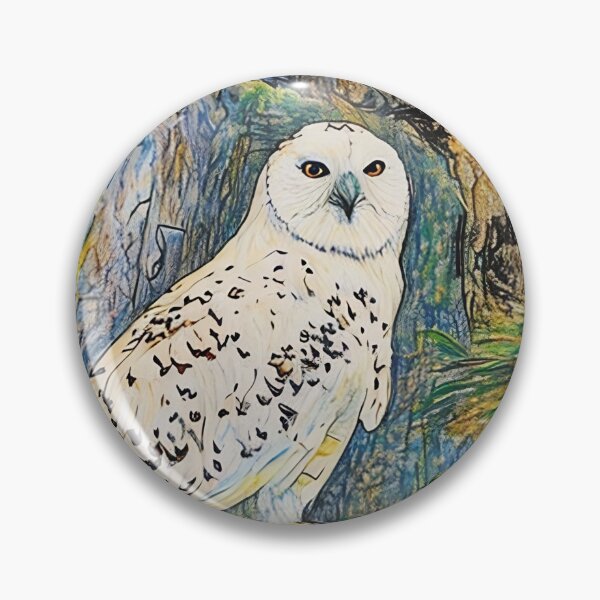 Item preview, White Owl in Rocks -Sketch designed and sold by tomorrowsart.