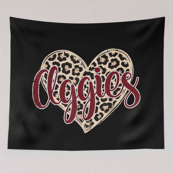 Item preview, Stylish Leopard Print Heart with Cloggies Script Lettering T-shirt designed and sold by DogoMalulu.