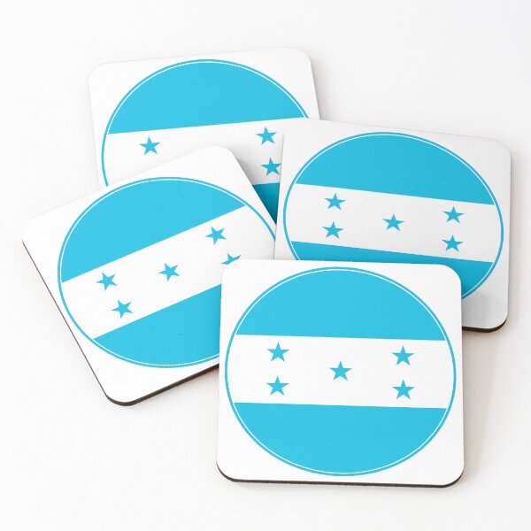 Item preview, Honduras Flag Round Design designed and sold by NTGUILTY.
