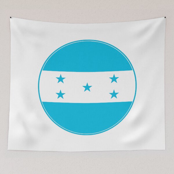 Item preview, Honduras Flag Round Design designed and sold by NTGUILTY.