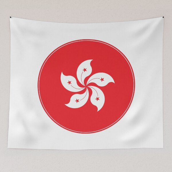 Item preview, Hong Kong Flag Round Design designed and sold by NTGUILTY.