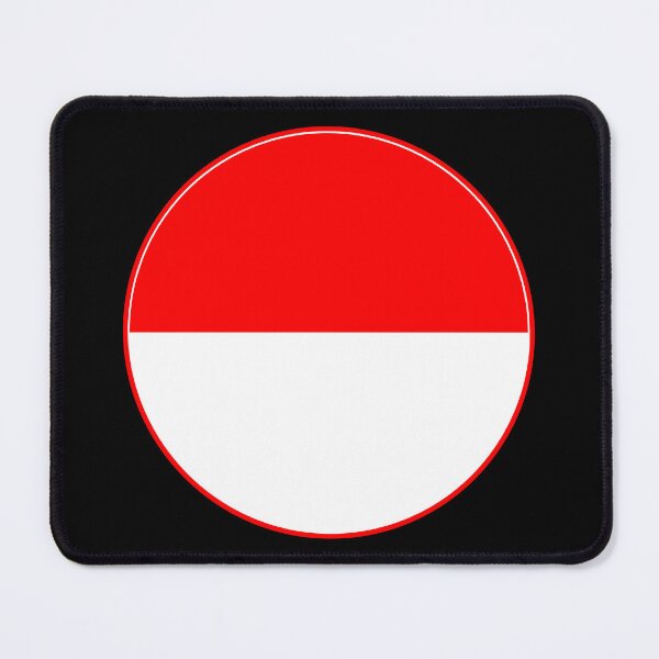 Item preview, Indonesia Flag Round Design designed and sold by NTGUILTY.