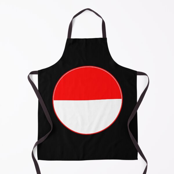 Item preview, Indonesia Flag Round Design designed and sold by NTGUILTY.