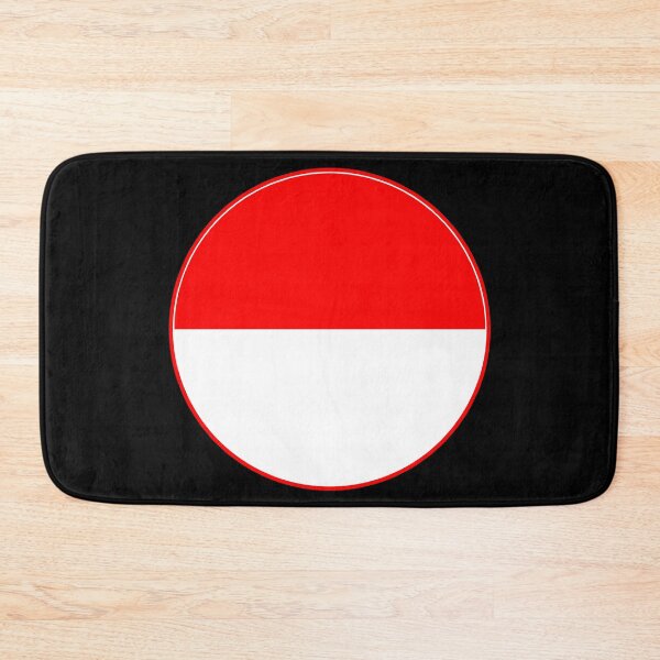 Item preview, Indonesia Flag Round Design designed and sold by NTGUILTY.