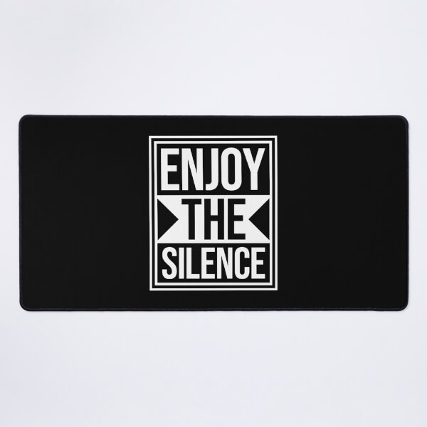 Item preview, Enjoy The Silence Quote Peace Quiet Introvert Peace designed and sold by shirt-o-mat.