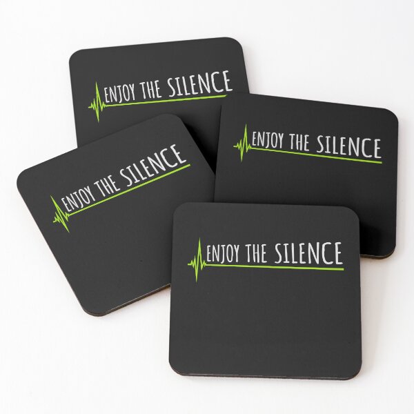 Item preview, Enjoy The Silence Quote Peace Quiet Introvert Peace designed and sold by shirt-o-mat.