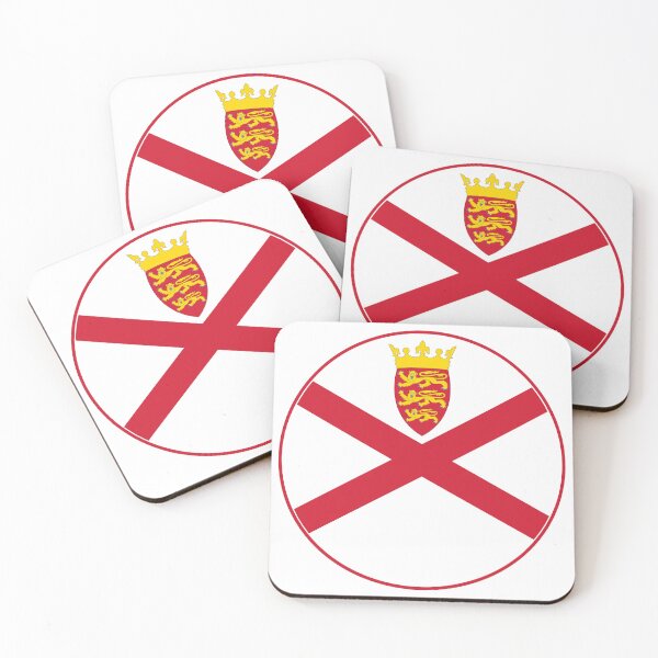 Item preview, Jersey Flag Round Design designed and sold by NTGUILTY.
