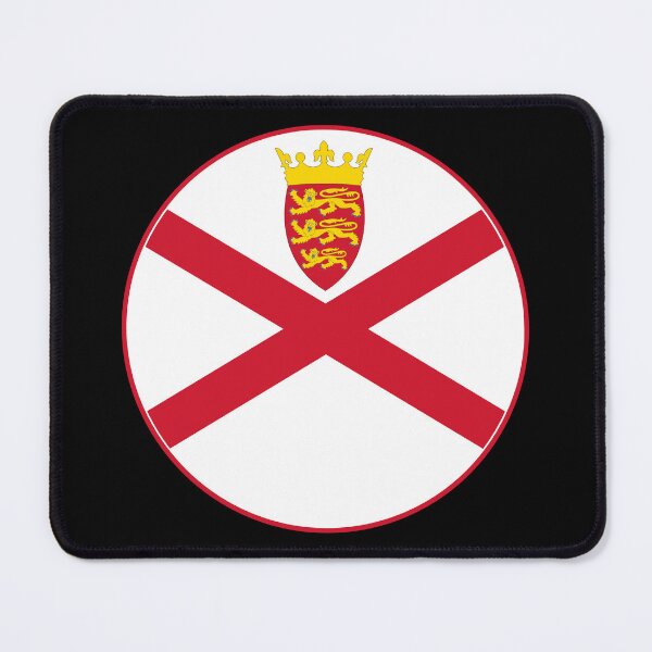 Item preview, Jersey Flag Round Design designed and sold by NTGUILTY.