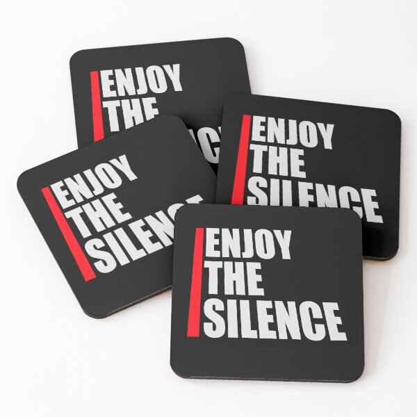 Item preview, Enjoy The Silence Quote Peace Quiet Introvert Peace designed and sold by shirt-o-mat.