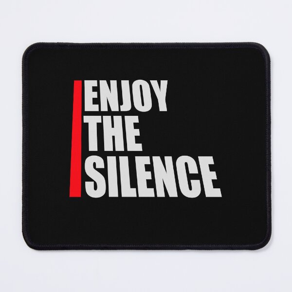 Item preview, Enjoy The Silence Quote Peace Quiet Introvert Peace designed and sold by shirt-o-mat.