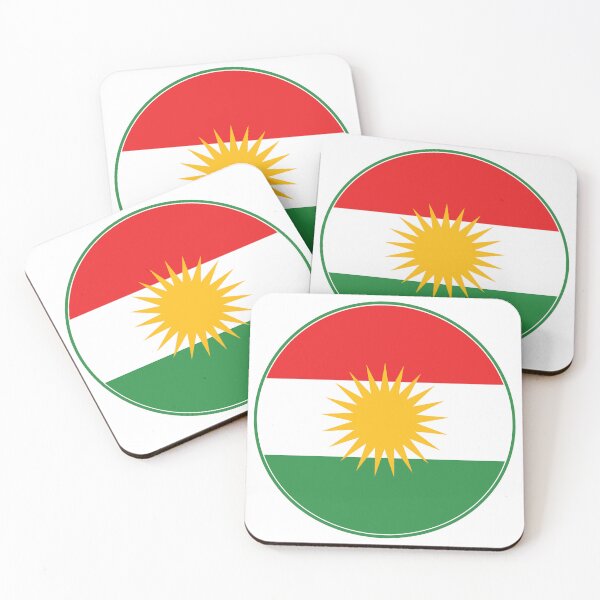 Item preview, Kurdistan Flag Round Design designed and sold by NTGUILTY.
