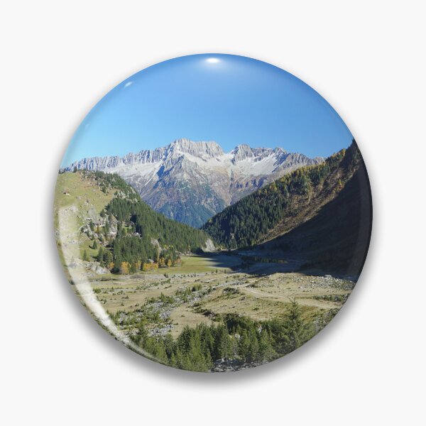Item preview, Mountain valley in the Alps designed and sold by nikawanders.