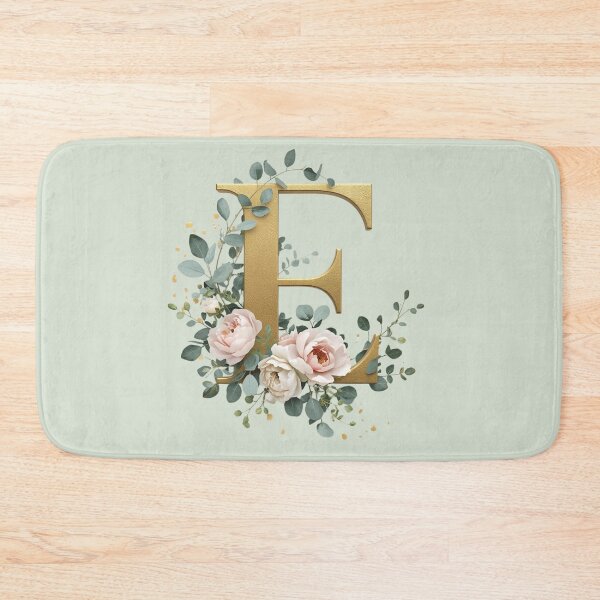 Item preview, Floral Gold Letter E Monogram – Coquette Christian Wall Art, Elegant Blush Rose Initial Print, Faith-Inspired Feminine Gift designed and sold by AmenAlways.