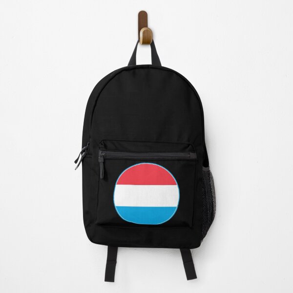 Item preview, Luxembourg Flag Round Design designed and sold by NTGUILTY.