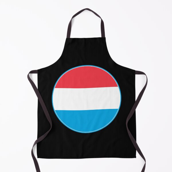 Item preview, Luxembourg Flag Round Design designed and sold by NTGUILTY.