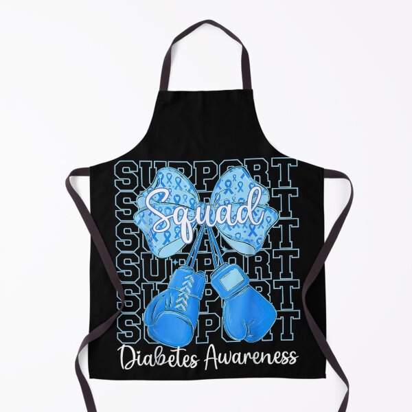 Item preview, Blue Ribbon Boxing Gloves Diabetes Awareness Support Squad Design designed and sold by RannaHile.