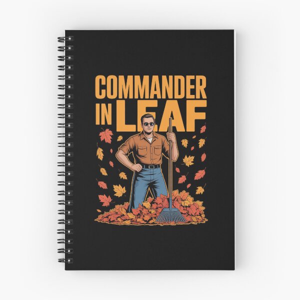 Item preview, Funny Fall Raking Commander in Leaf Dad designed and sold by PeteHomenick.