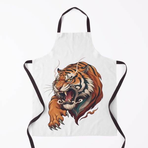 Item preview, Roaring Tiger Spirit” — Dynamic Wild Tiger Artwork designed and sold by Kavya Art.