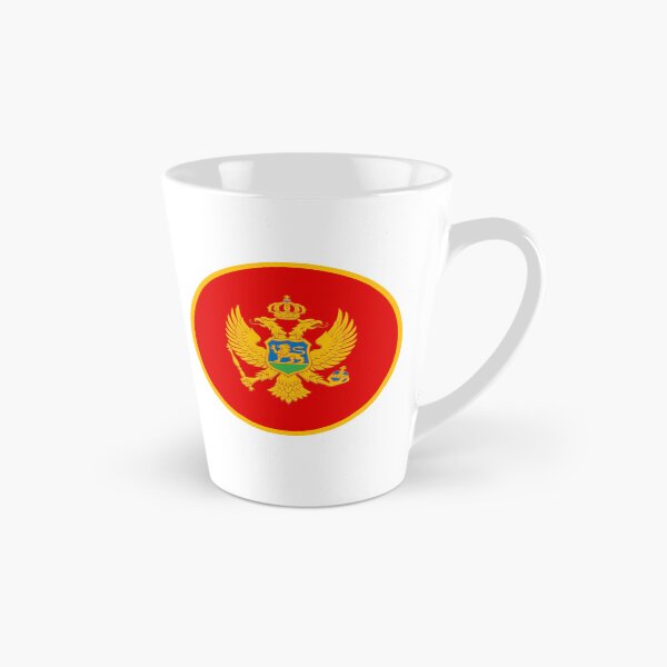 Item preview, Montenegro Flag Round Design designed and sold by NTGUILTY.