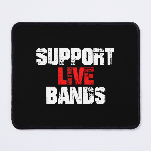 Item preview, Support Live Bands designed and sold by VerdantInk.