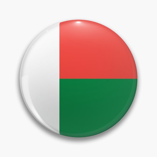 Item preview, Madagascar Flag Round Design designed and sold by NTGUILTY.