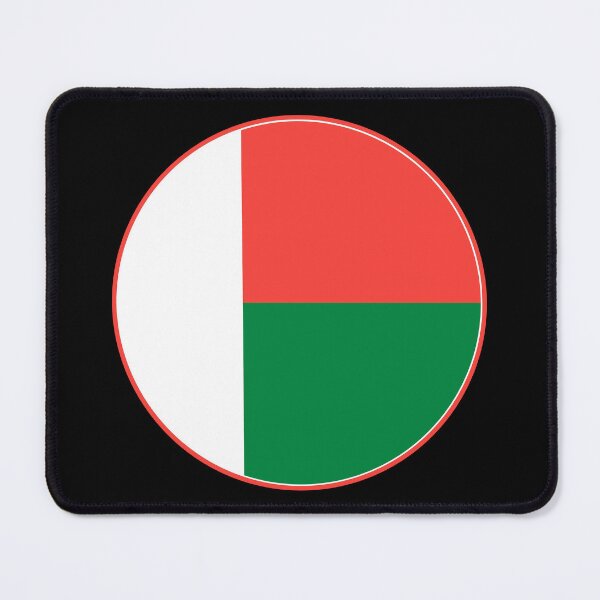 Item preview, Madagascar Flag Round Design designed and sold by NTGUILTY.