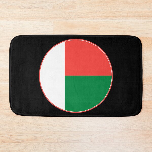 Item preview, Madagascar Flag Round Design designed and sold by NTGUILTY.