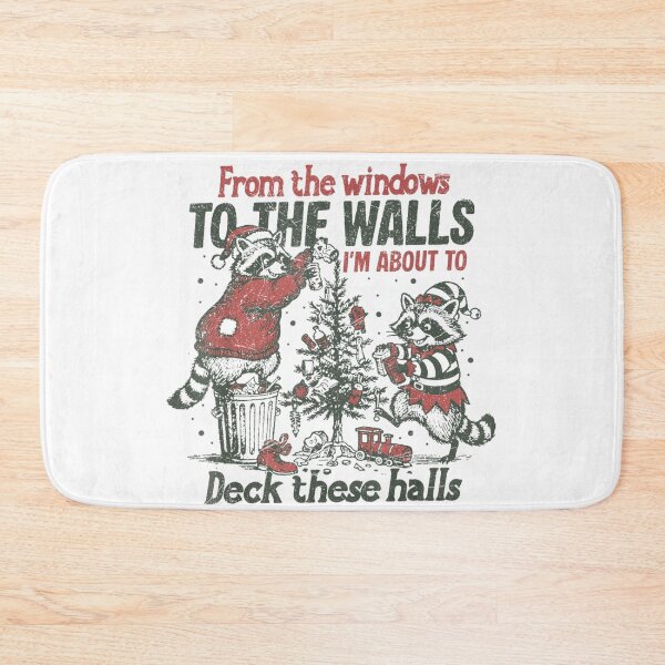 Item preview, Funny Raccoons Deck the Halls Christmas Song Parody T-shirt designed and sold by RannaHile.
