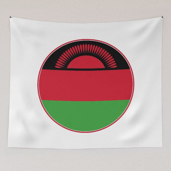 Item preview, Malawi Flag Round Design designed and sold by NTGUILTY.