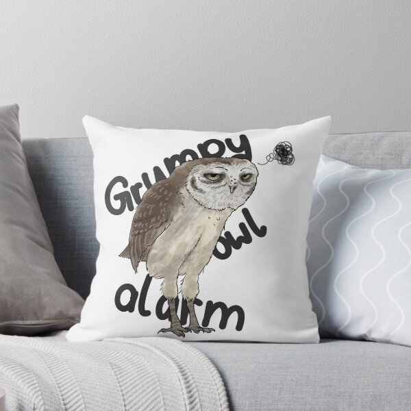 Item preview, Grumpy Owl Alarm | Funny Owl Design designed and sold by Sumpfmaus.