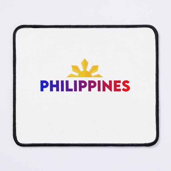 Item preview, Philippines Text Design – Modern Filipino Pride with Sun Emblem designed and sold by Aesthetic Atlas.