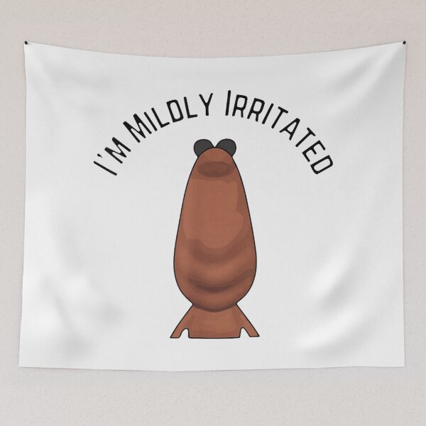 Item preview, Funny Mildly Irritated Abstract Creature Meme T-shirt Design designed and sold by Aladino Tamayo.