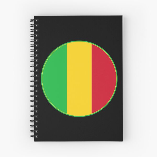 Item preview, Mali Flag Round Design designed and sold by NTGUILTY.