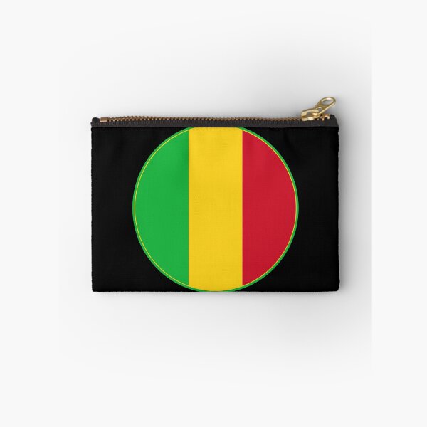 Item preview, Mali Flag Round Design designed and sold by NTGUILTY.