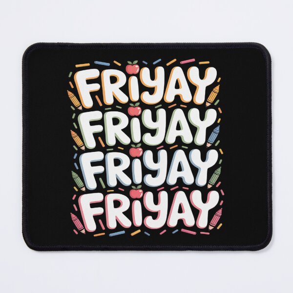 Item preview, Funny Fri-Yay Happy Friday Teacher Weekend Back To School designed and sold by PeteHomenick.