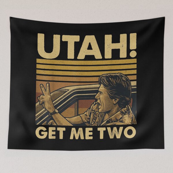 Item preview, Classic Movie Quote Utah Get Me Two Vintage T-shirt Graphic designed and sold by Aladino Tamayo.