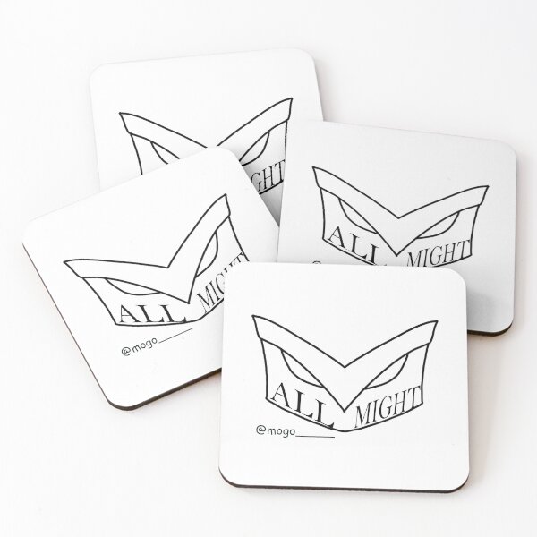 Item preview, All Might Black and White designed and sold by Neoncookies0o0.