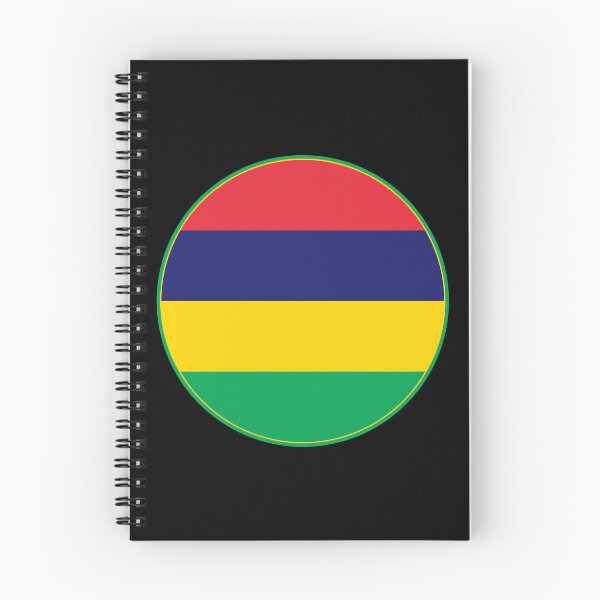 Item preview, Mauritius Flag Round Design designed and sold by NTGUILTY.