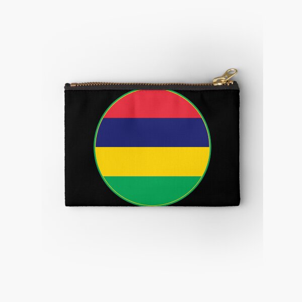 Item preview, Mauritius Flag Round Design designed and sold by NTGUILTY.
