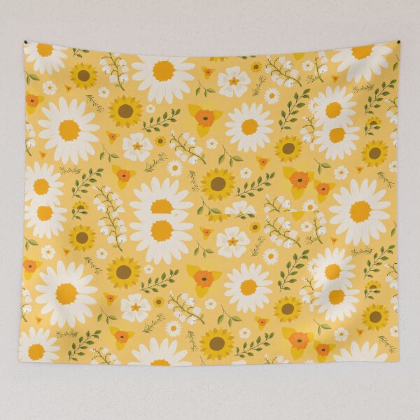 Item preview, Yellow Daisy Floral Seamless Pattern designed and sold by Colorville.