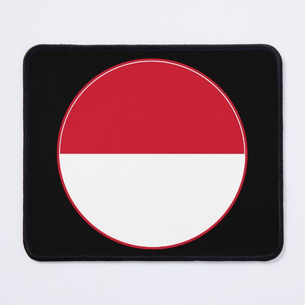 Item preview, Monaco Flag Round Design designed and sold by NTGUILTY.