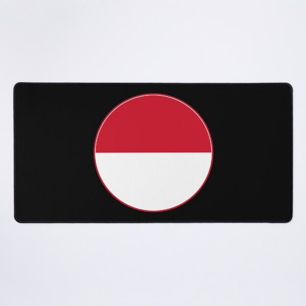 Item preview, Monaco Flag Round Design designed and sold by NTGUILTY.