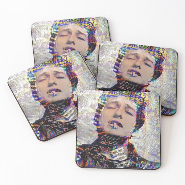 Item preview, Bob Dylan The Wordsmith Colorful Mosaic Poster For Artistic Collectors designed and sold by TracyLilly.