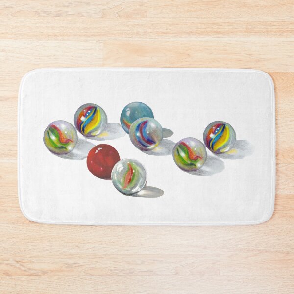 Item preview, Group of Eight MARBLES, Shiny Glass, Nostalgia designed and sold by JoyfulWhimsy.