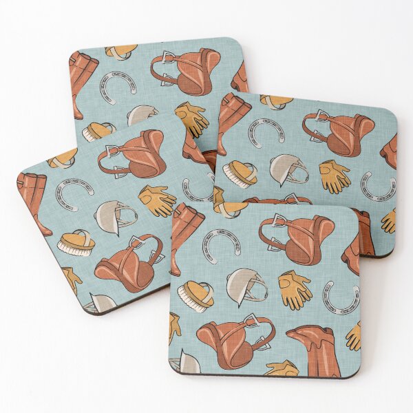 Item preview, Equestrian Riding Gear - Dusty Blue designed and sold by littlearrow.