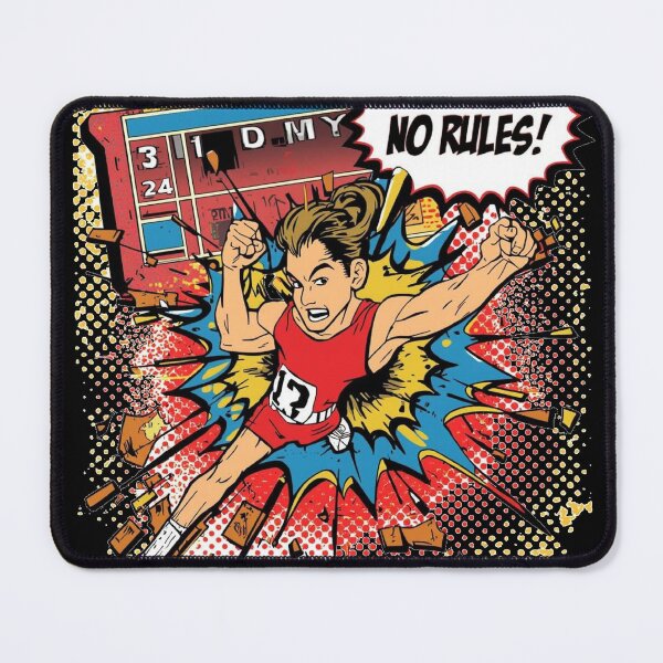 Item preview, No Ref No Rules - Pop Art Athlete designed and sold by ConfuseLab Shop.