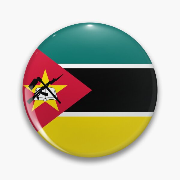 Item preview, Mozambique Flag Round Design designed and sold by NTGUILTY.