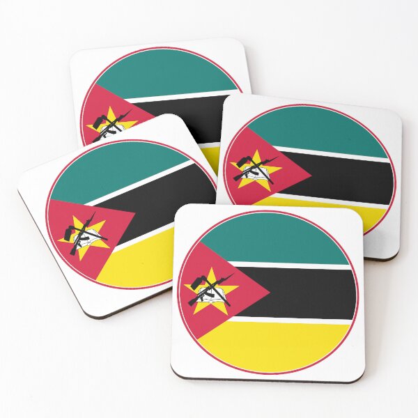 Item preview, Mozambique Flag Round Design designed and sold by NTGUILTY.