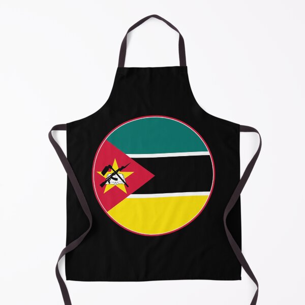 Item preview, Mozambique Flag Round Design designed and sold by NTGUILTY.